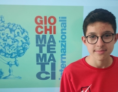 Giuseppe Andreacchio finalista dei Campionati Internazionali dei giochi matematici per la categoria C1