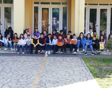 L'accoglienza dei ragazzi delle quinte.