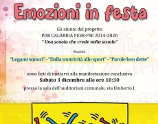 SAB 3 - EMOZIONI IN FESTA - Alunni scuola primaria Marvasi 