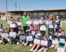 Foto di gruppo consegna attestati
