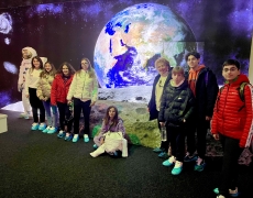 Foto di gruppo sulla luna