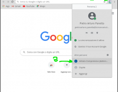 È raro, ma se hai più utenze puoi cambiare utenza in questo modo